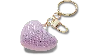 Jibbitz Plush Gem Heart Bag Charm