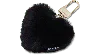 Jibbitz Plush Heart Bag Charm