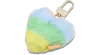Jibbitz Plush Heart Bag Charm