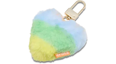 Jibbitz Plush Heart Bag Charm