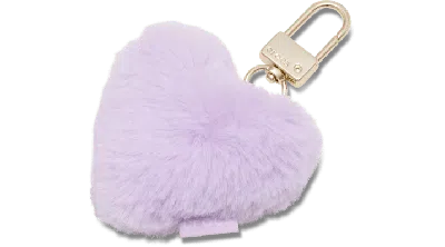 Jibbitz Plush Heart Bag Charm