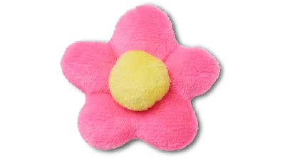 Jibbitz Plush Pink Flower