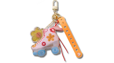Jibbitz Plush Retro Roller Skates In Yellow