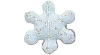 Jibbitz Plush Studded Snowflake