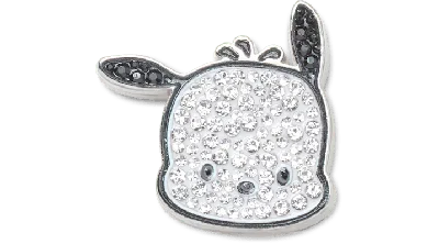 Jibbitz Pochacco™ With Swarovski® Crystals In Silver
