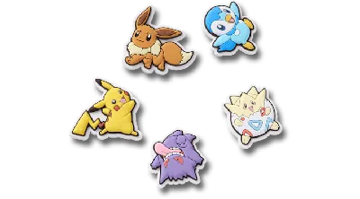 Jibbitz Pokemon 5 Pack In Multi