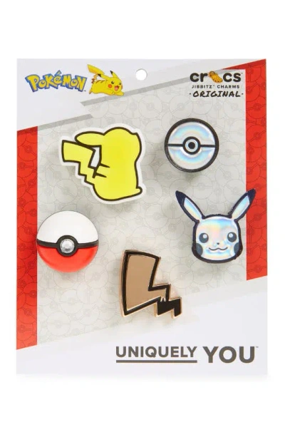 Jibbitz Kids' Pokémon 5-pack  Shoe Charms In White