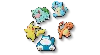 Jibbitz Pokémon Combo 5 Pack