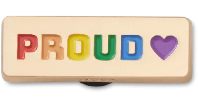 Jibbitz Pride Proud Tag