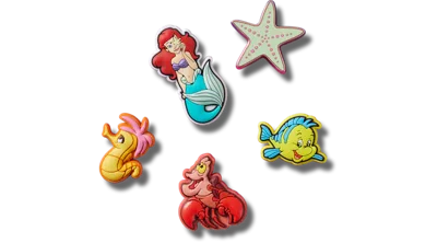 Jibbitz Princess Ariel 5 Pack In Multi