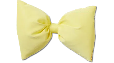 Jibbitz Puff Bow In Yellow