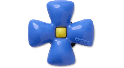 Jibbitz Puffy Blue Flower