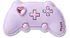 Jibbitz Purple Game Controller