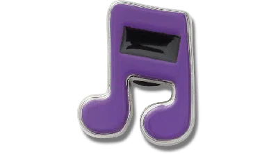 Jibbitz Purple Music Note