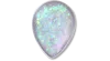 Jibbitz Purple Opal Pear Gem