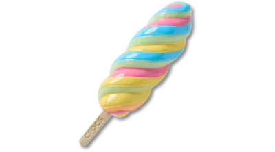 Jibbitz Rainbow Lollipop