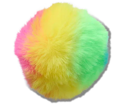 Jibbitz Rainbow Puff Charm In Brown