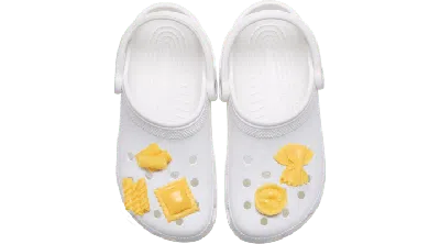 Jibbitz Realistic Pasta 5 Pack In White