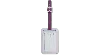 Jibbitz Rectangle Luggage Tag In White