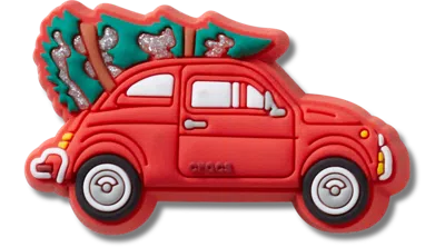 Jibbitz Red Car With Christmas Tree