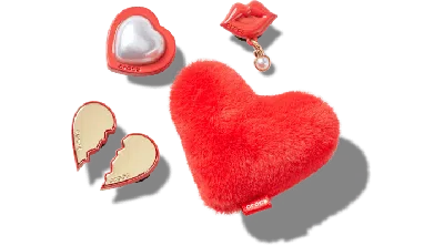 Jibbitz Red Valentines 5 Pack