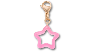 Jibbitz Kids' Retro Pink Star Charm