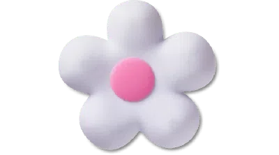 Jibbitz Retro Purple Flower