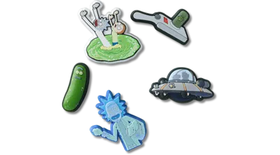 Jibbitz Rick And Morty 5 Pack In Multi
