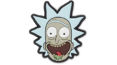 Jibbitz Kids' Rick And Morty Rick In Blue