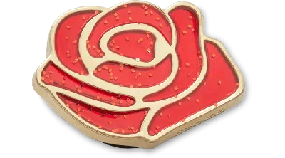 Jibbitz Ruby Gold Rose