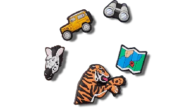 Jibbitz Safari 5 Pack In Multi