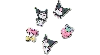 Jibbitz Sanrio Kuromi 5 Pack