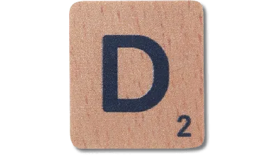 Jibbitz Scrabble D