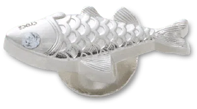 Jibbitz Silver Alloy Fish