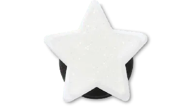 Jibbitz Silver Bright Star In Gray