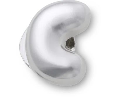 Jibbitz Silver Bubble Letter C