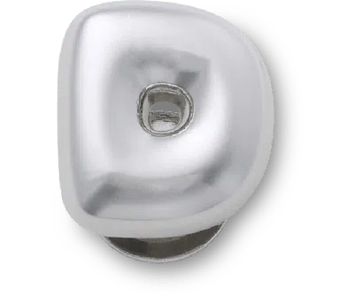 Jibbitz Silver Bubble Letter D