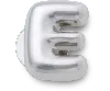 Jibbitz Silver Bubble Letter E In Silver