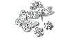 Jibbitz Silver Garden 5 Pack