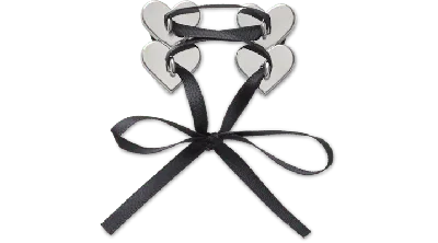 Jibbitz Silver Heart Lace