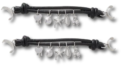 Jibbitz Silver Icons Sandal Chain 2 Pack