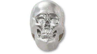 Jibbitz Silver Skull