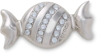 Jibbitz Silver Smt Gem Candy Piece