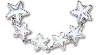 Jibbitz Silver Star Chain In Metallic