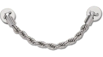 Jibbitz Silver Twisted Chain