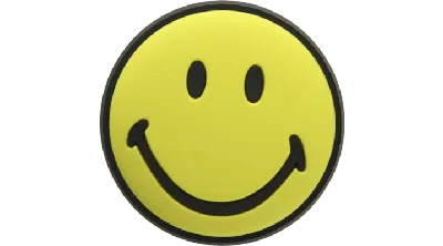 Jibbitz Smiley® Smiley Face In Yellow/black