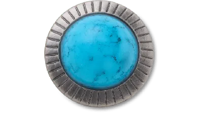 Jibbitz Smt Turquoise And Circle In Blue
