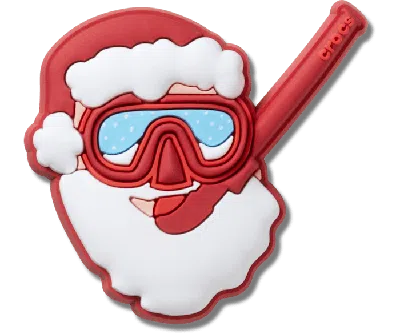 Jibbitz Snorkeling Santa In Red