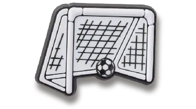 Jibbitz Soccer Net With Ball In Gray