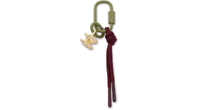 Jibbitz Speckled Carabiner In Animal Print